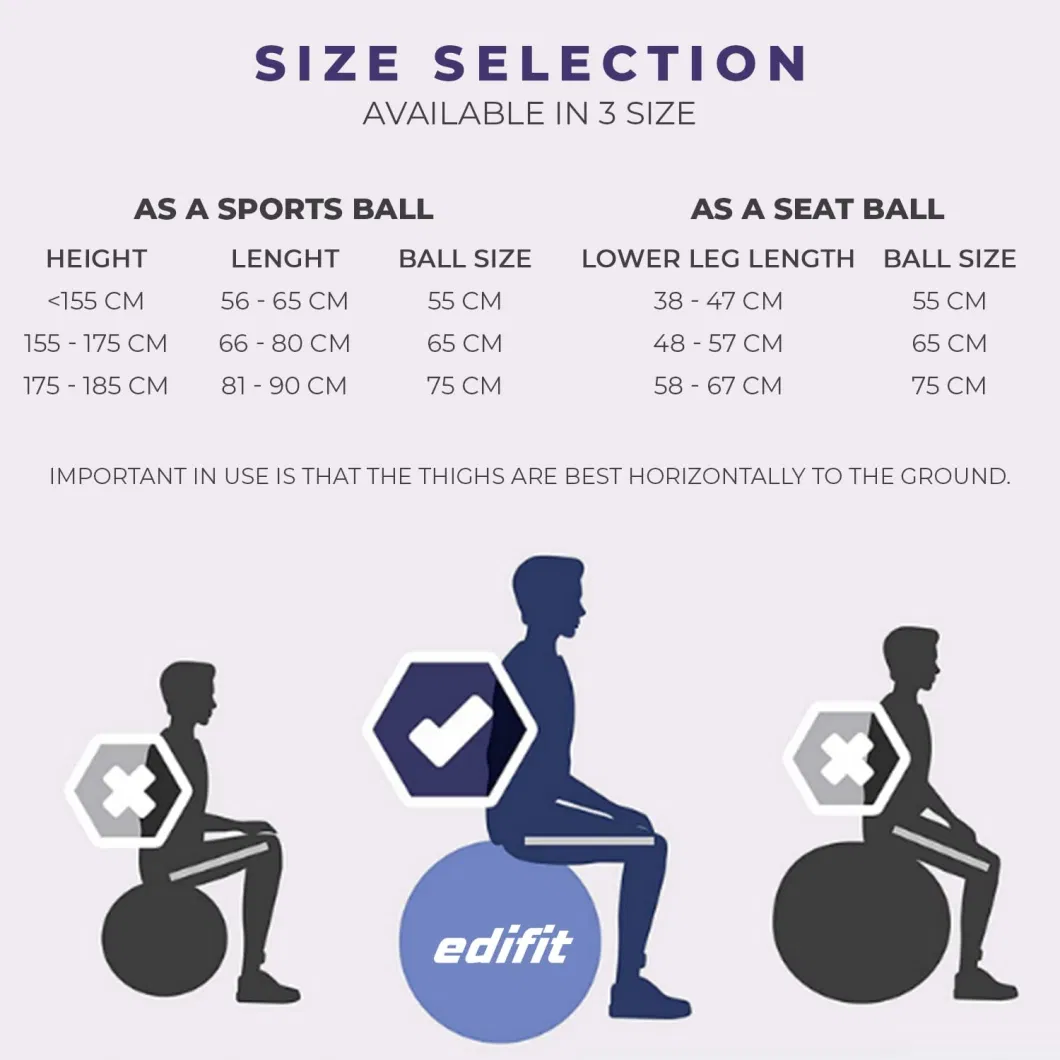 Smooth Stretching Yoga Ball for Sports