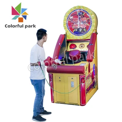 Colorido parque de juegos de boxeo con monedas, equipo de entretenimiento interior a la venta