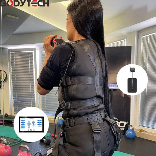Bodytech-traje de entrenamiento profesional con máquina de microcorriente, traje de estimulación muscular, traje de entrenamiento EMS